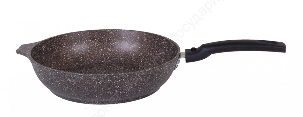 Сковорода Kukmara “Мраморная” смк246а 24 см со съемной ручкой 