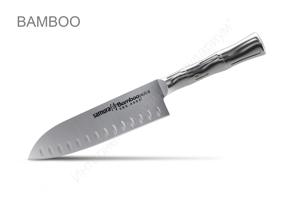 Нож кухонный Сантоку Samura “Bamboo” SBA-0093 13,7 см 