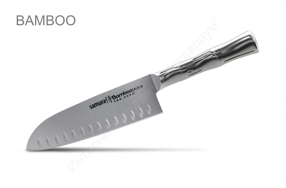 Нож кухонный Сантоку Samura “Bamboo” SBA-0094 15,7 см 