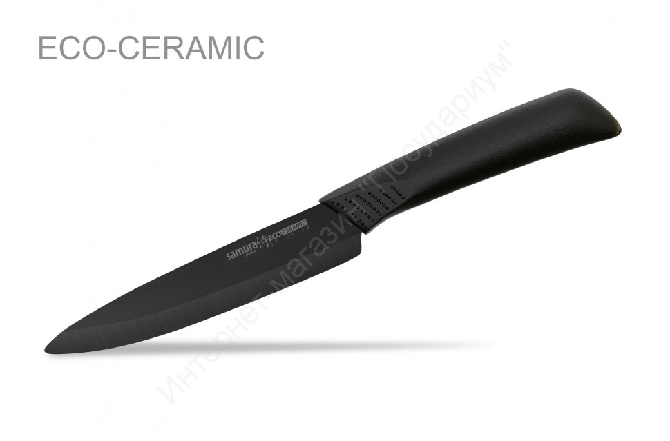 Нож универсальный Samura “Eco Ceramic” SC-0021B 12,5 см (черный) 