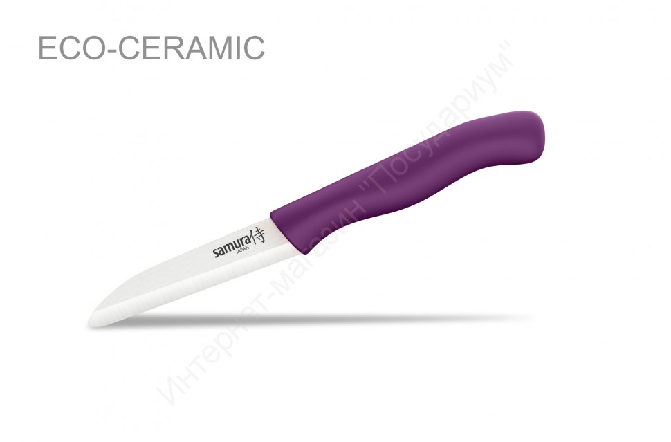Фрутоножик овощной Samura “Eco Ceramic” SC-0011VL 7,5 см (фиолетовый) 