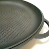 Крышка-сковородка гриль (вафля) “термо” чугунная Ситон Ч450с 45 см  1 