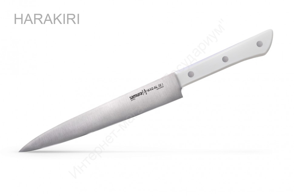 Нож кухонный для нарезки Слайсер Samura “Harakiri” SHR-0045W 19,5 см 